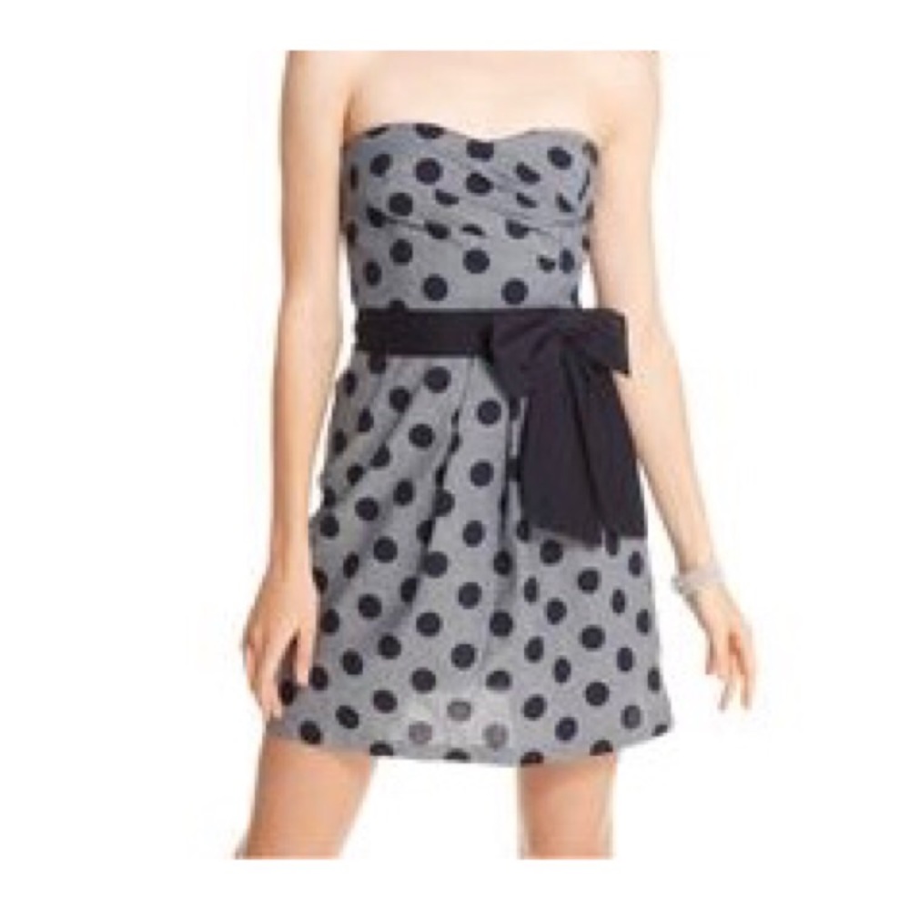 Macy’s Strapless Polka Dot Dress
